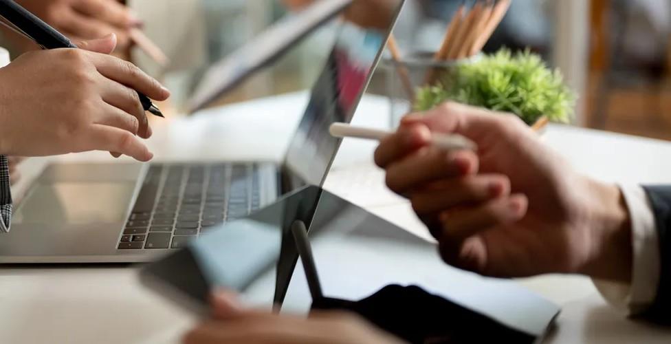 people working on laptop